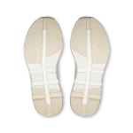 On Cloudzone Ivory Dew women's sneaker side profile with cream CloudTec sole