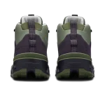 On Cloudtrax Sensa Sand Flame women's hiking boot side profile with lugged sole