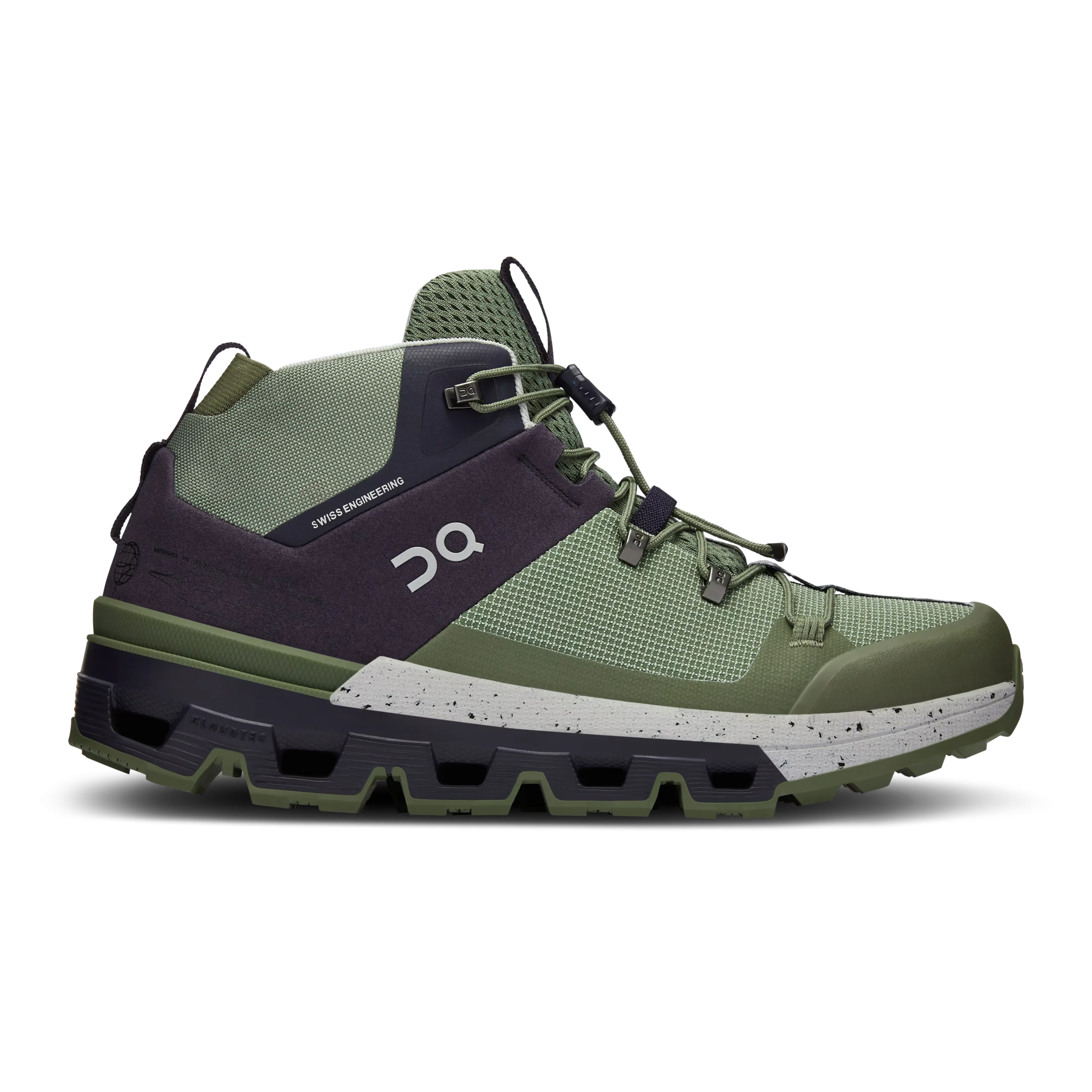 Cloudtrax Sensa Sand Flame - Women's On Running Hiking Boot On Cloudtrax Sensa Sand Flame women's hiking boot side profile with lugged sole